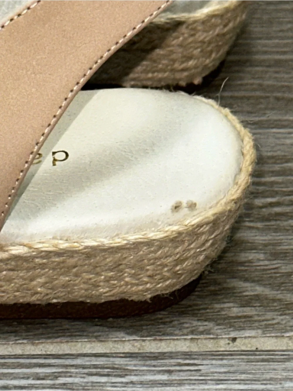 David Tate Nelly Women’s 12 Cream Slingback Closed Toe Espadrille Sandal Cottage
